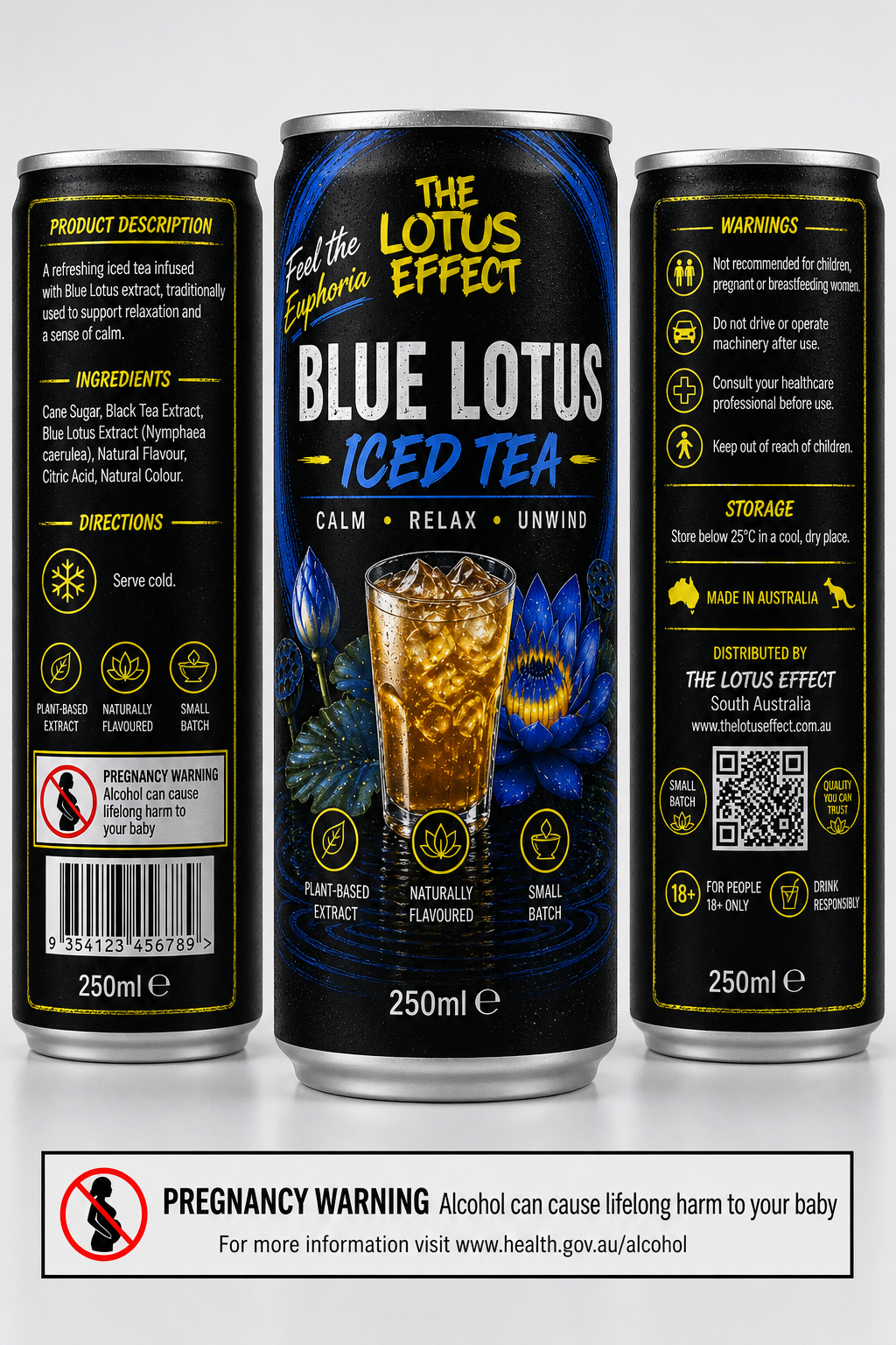 Blue Lotus Iced Tea - 4 Pack