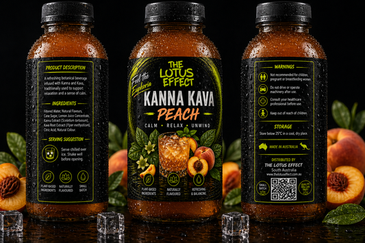 Kanna Kava - Peach Iced Tea - 4 Pack