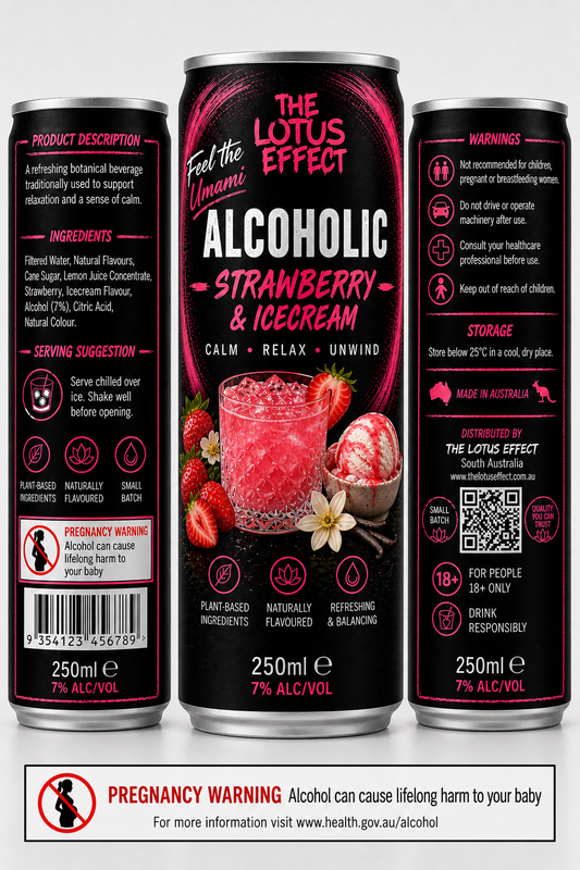 Strawberries & Ice Cream Alcoholic Iced Tea - 4 Pack